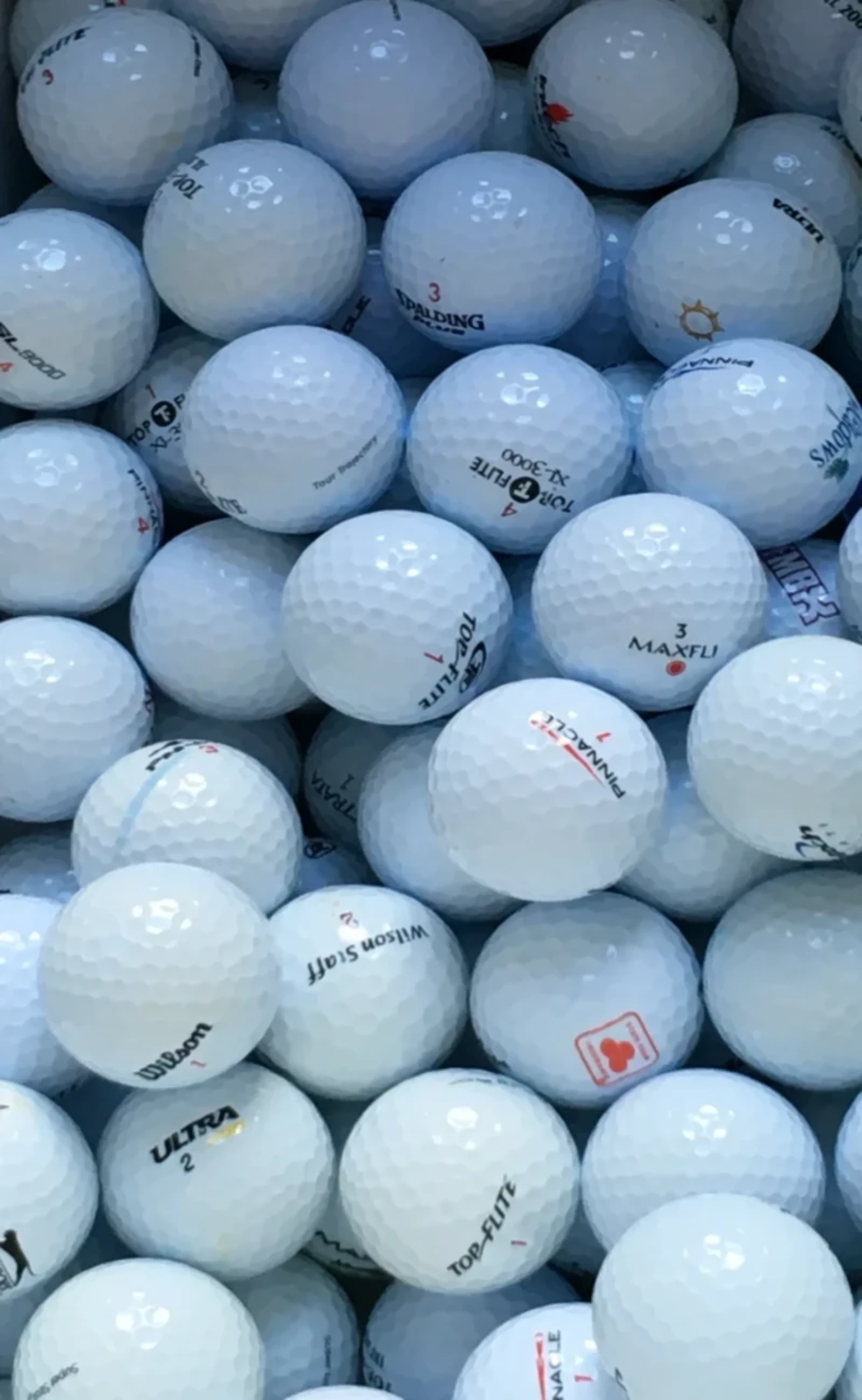 20,000 A/B White Golf Balls (Value Mix)